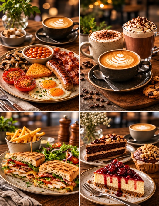 Cafe Solo food and drinks